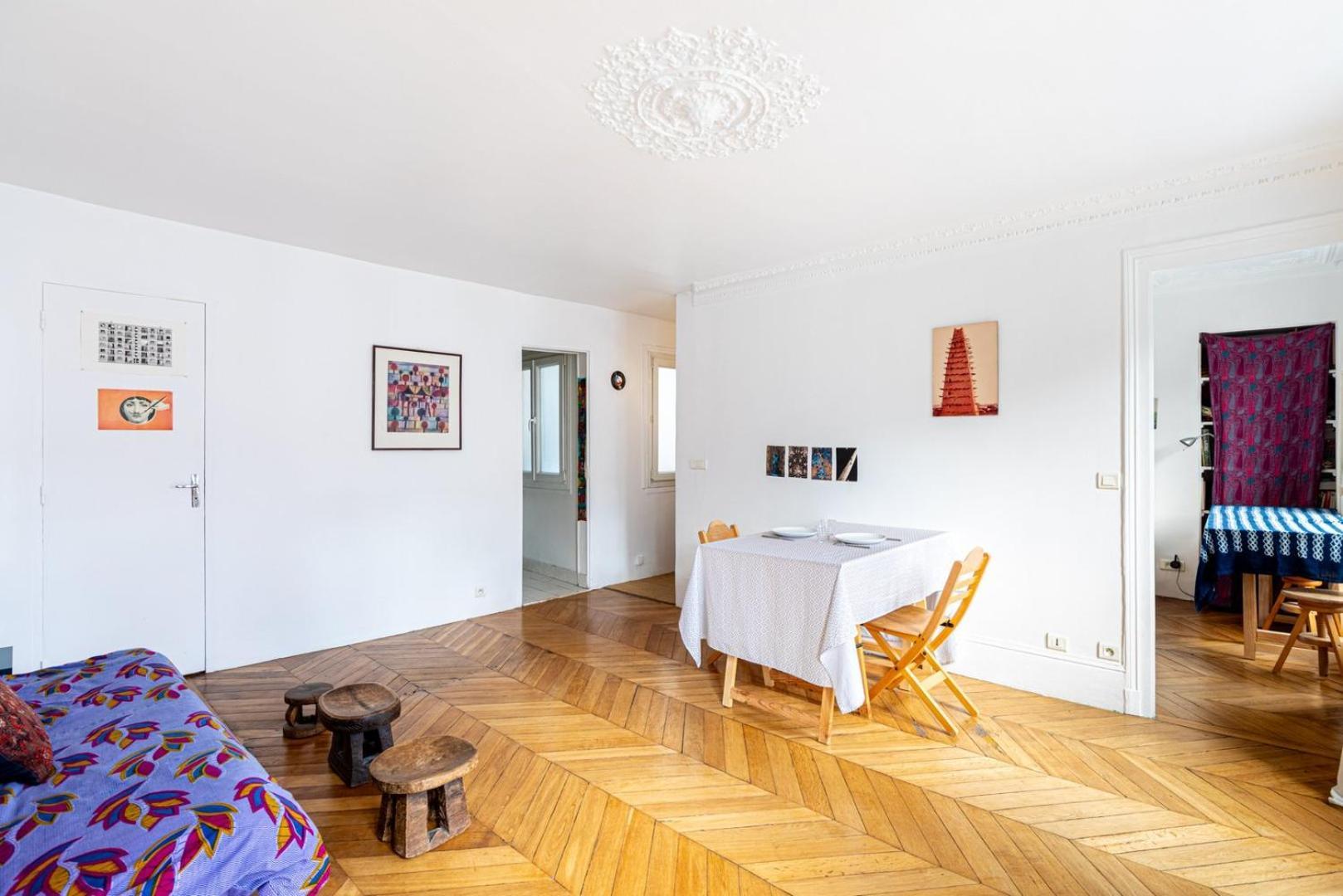 Apartment Guestready - Bright Parisian Charm • Chateau D'eau